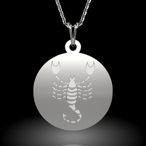 Lantisor cu pandantiv din argint model Scorpion