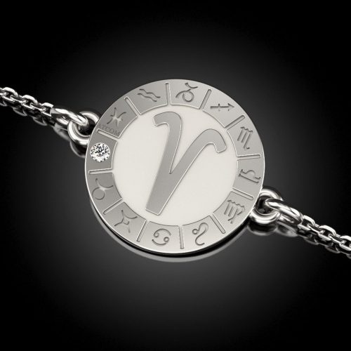 Bratara cu lantisor din argint model Aries