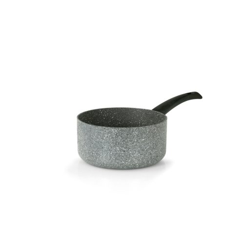 Cratita Flonal Pietra Viva cu maner pentru sosuri, 16 cm, antiaderent Magma-Tech, baza 3 mm, gaz/electric/vitroceramic