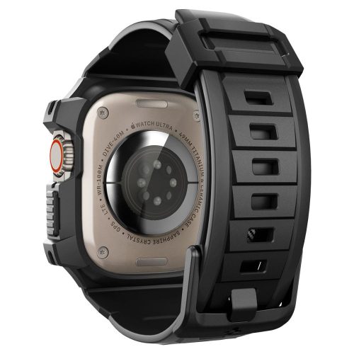 Curea Spigen Rugged Armor Pro pentru Apple Watch Ultra 1/2 (49 Mm) Negru