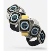 Set 2 Huse de protectie Ringke pentru Apple Watch Ultra 1/2 (49 mm) Transparent/Gri Titan
